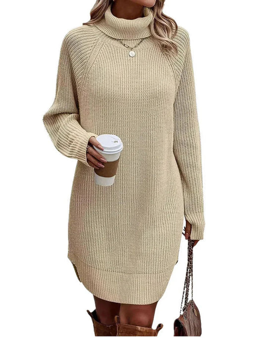 Elegante vestido de punto para mujer