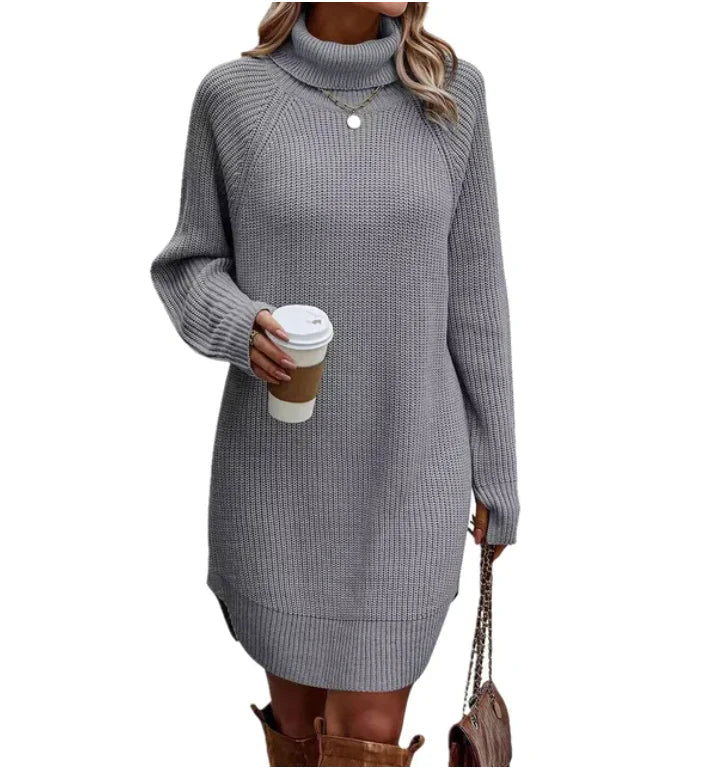 Elegante vestido de punto para mujer