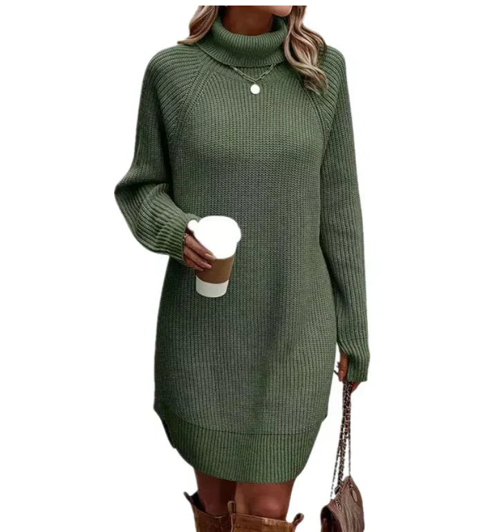 Elegante vestido de punto para mujer
