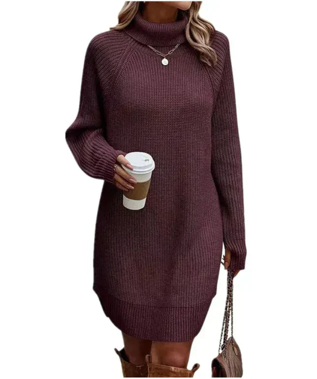 Elegante vestido de punto para mujer