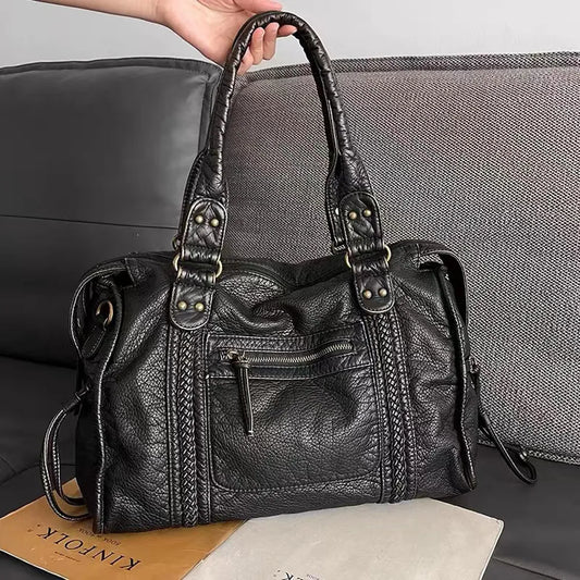 Bolso negro para cursos - RACHEL