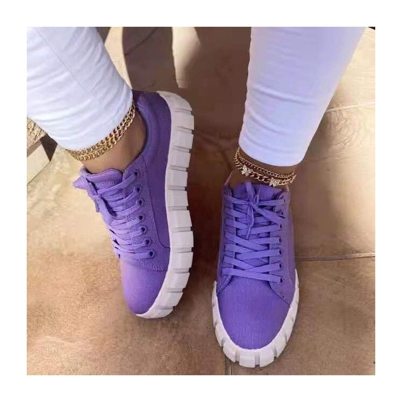 Jana | Zapatillas deportivas ortopédicas de moda para mujer con suela de plataforma
