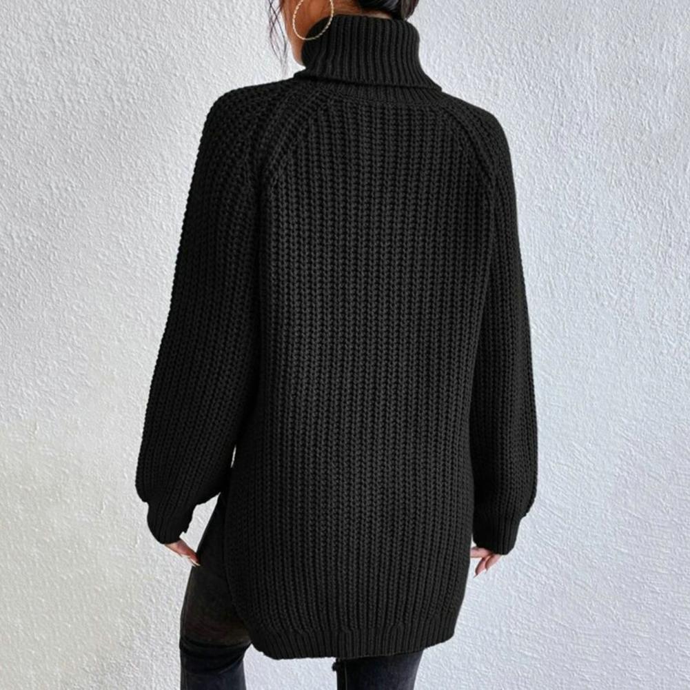 Elegante jersey de cuello alto - Veronika