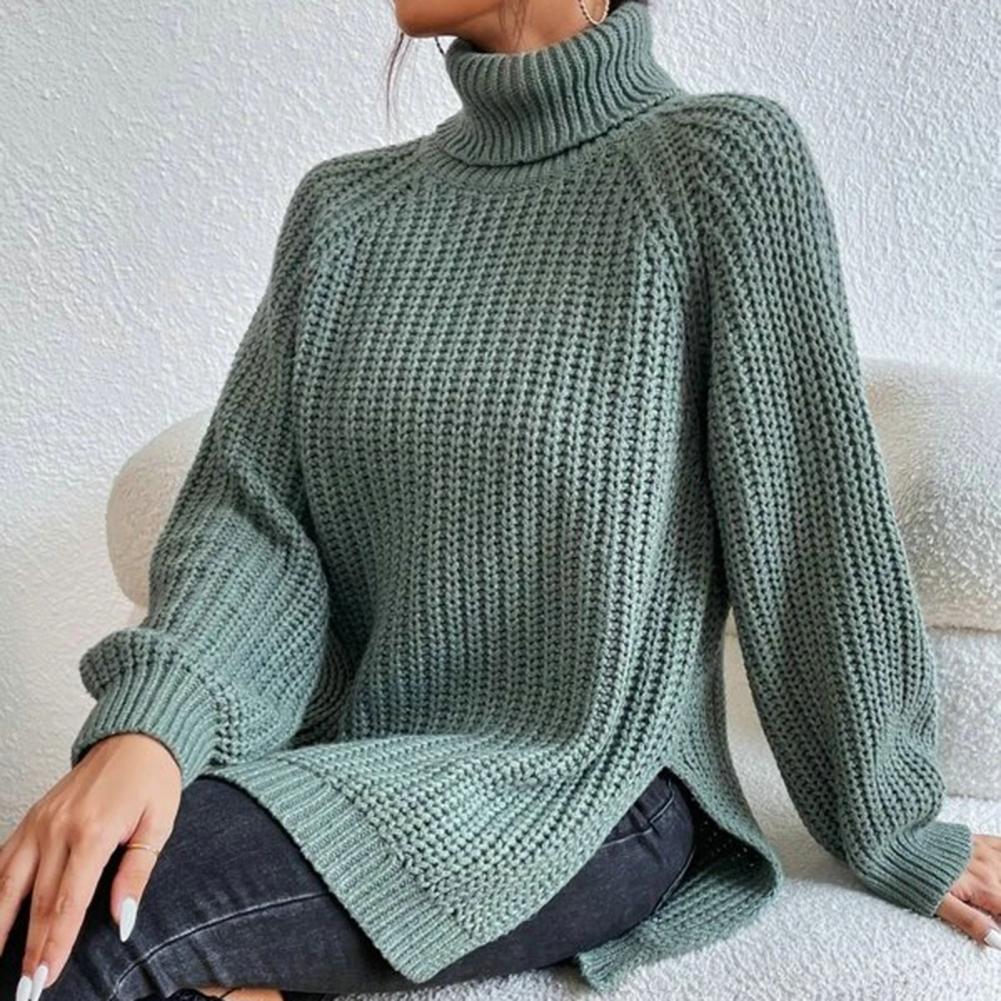 Elegante jersey de cuello alto - Veronika
