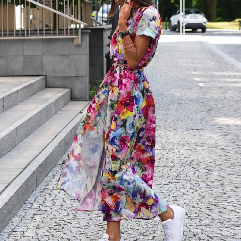 Vestido Anna con estampado floral primavera/verano