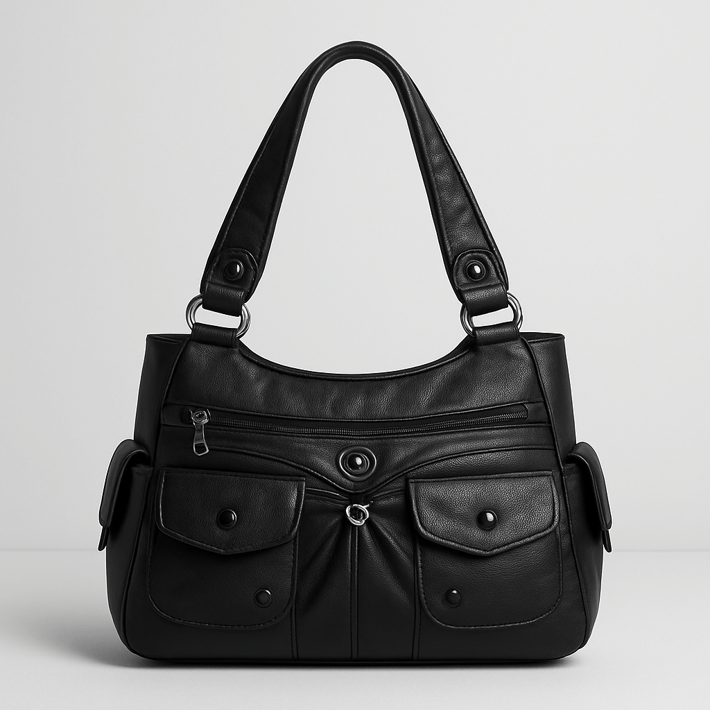 Mujer - Bolso bandolera - Elegante bolso tote de piel sintética