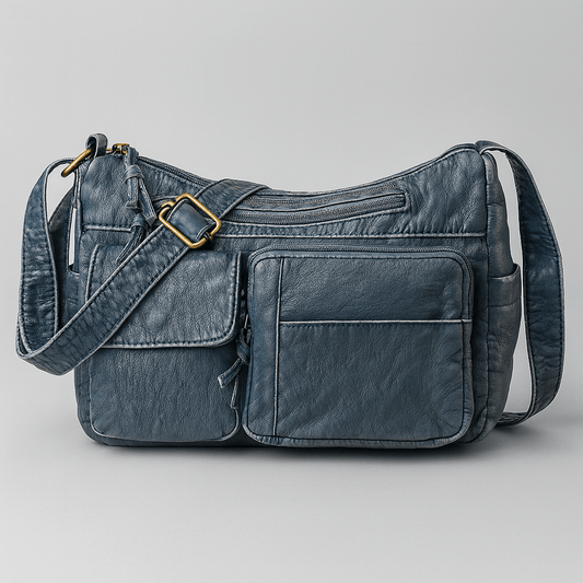 Mujer - Bolso bandolera - Vintage Leather Multi-Pocket