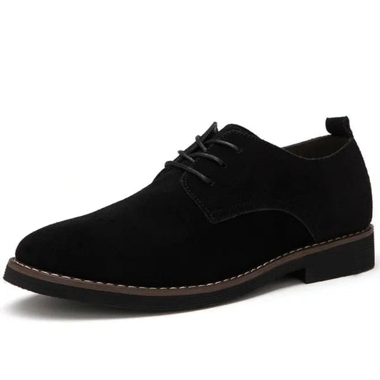 Zapatos casual Oxford de ante con cordones para hombre | Perfectos para el día a día