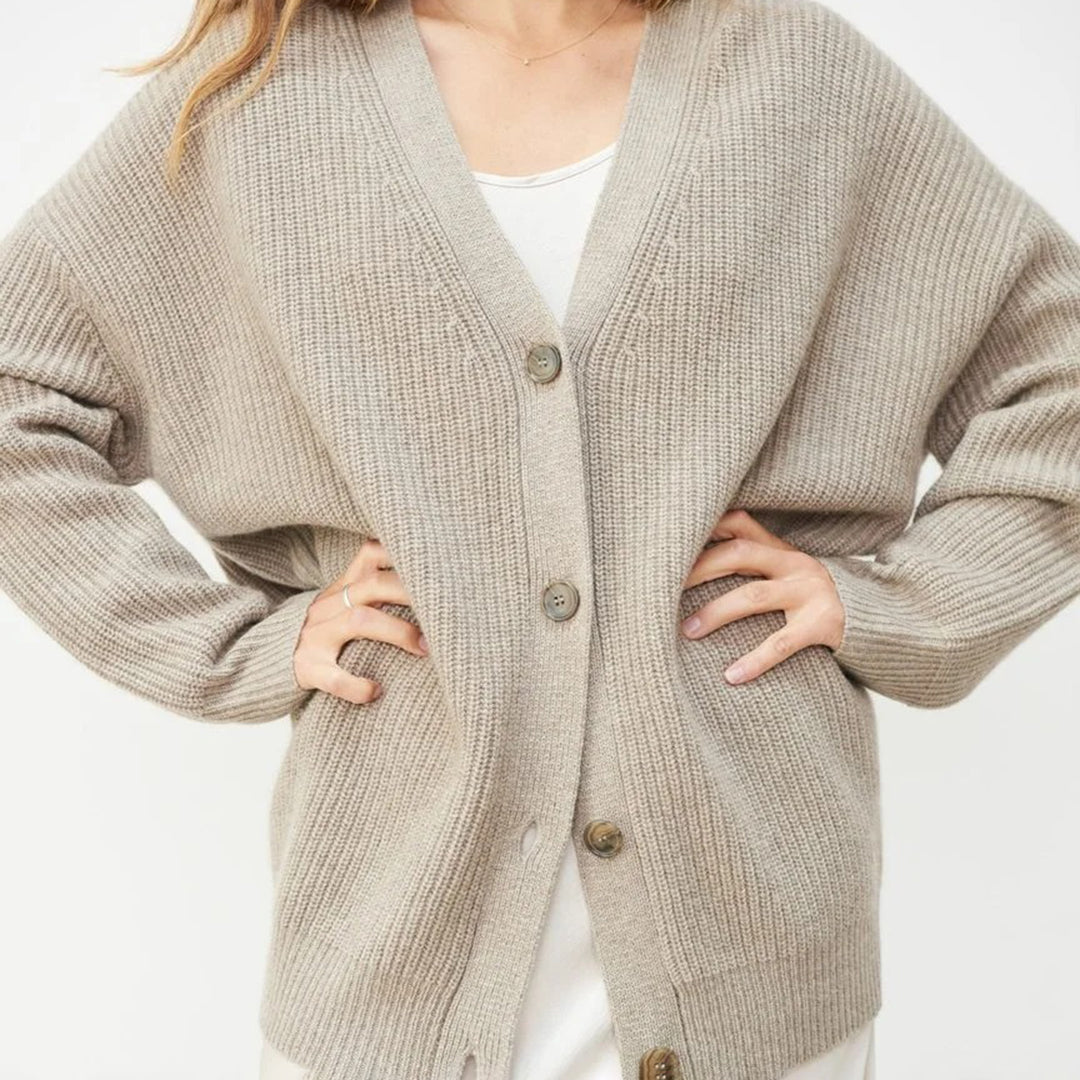 Chaqueta de punto oversize