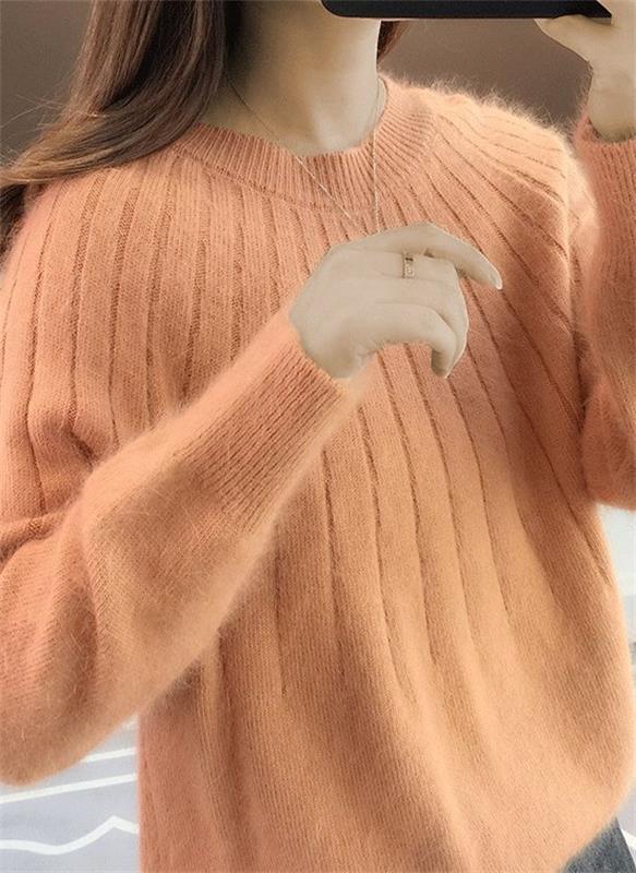 Jersey de mujer en suave tejido de punto de cachemira