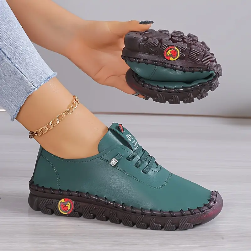 LISA- Zapatos de piel ligeros y antideslizantes para mujer