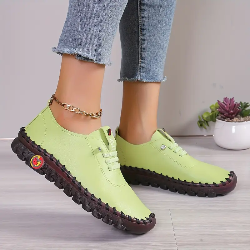 LISA- Zapatos de piel ligeros y antideslizantes para mujer