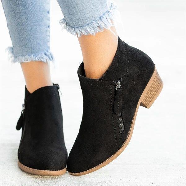 Botas ortopédicas de piel para mujer