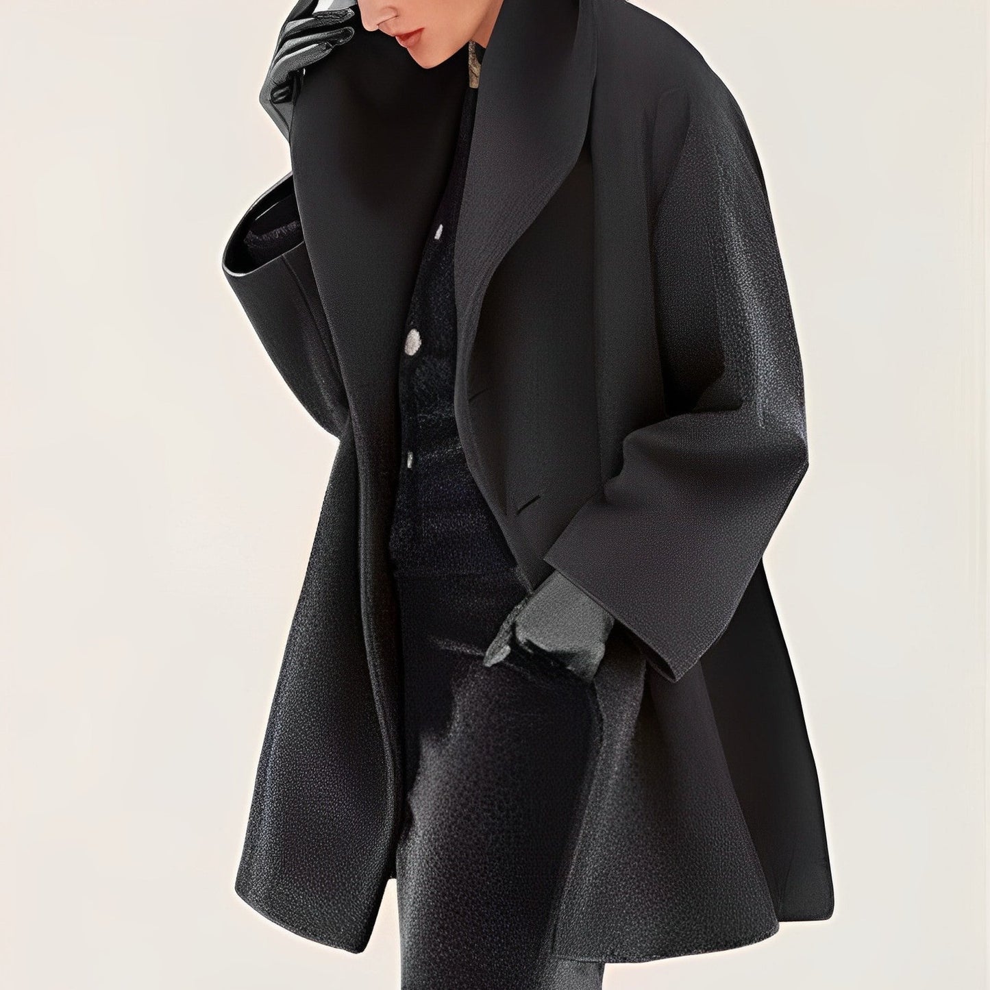 Chaqueta de invierno urbana de lana