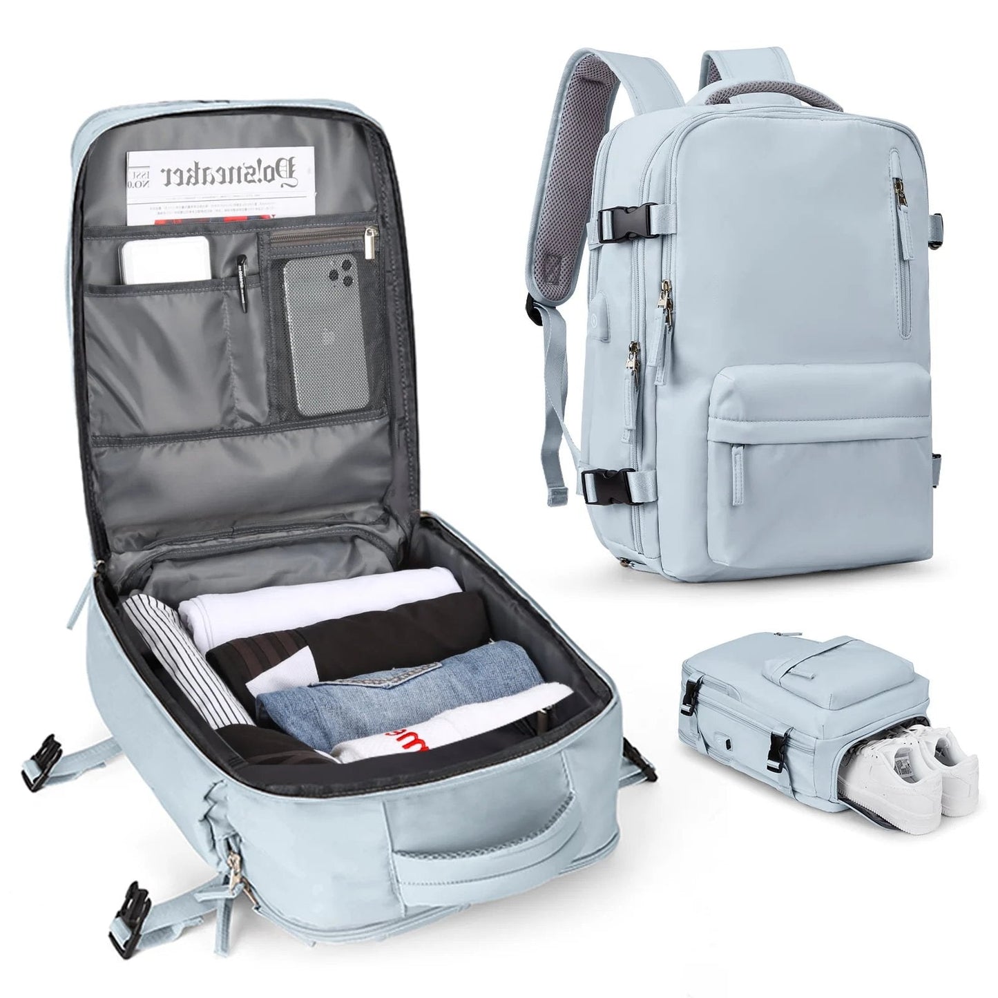 Mochila - Gran bolsa de viaje impermeable para senderismo y viajes