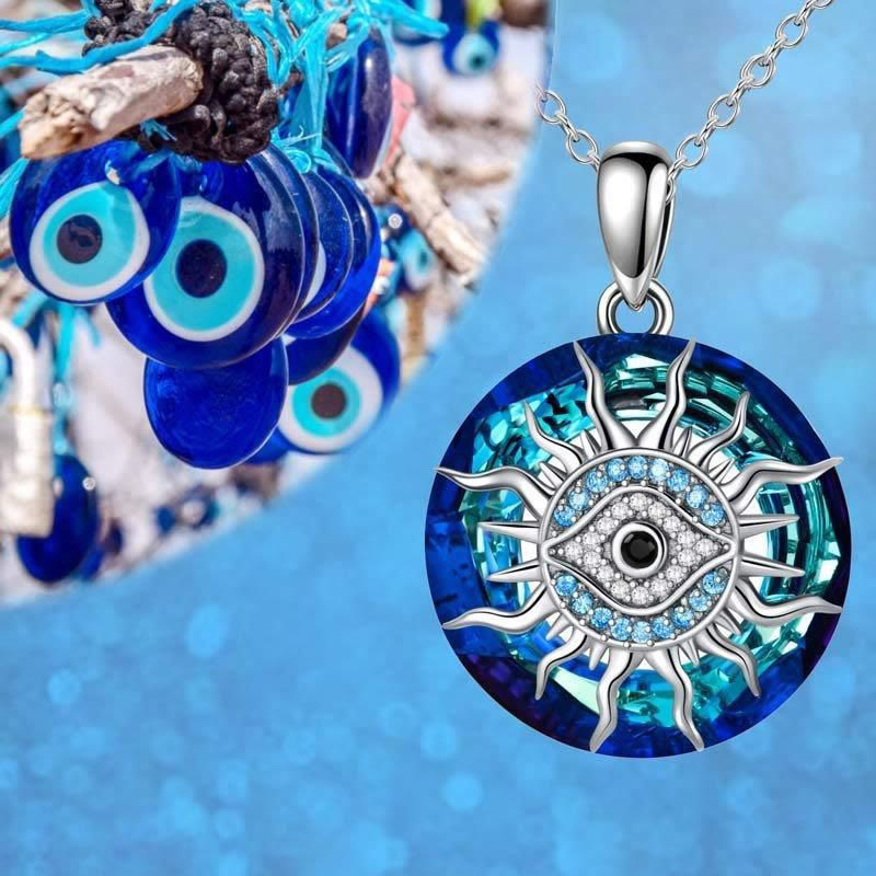 "Siempre estarás protegido" - collar del mal de ojo