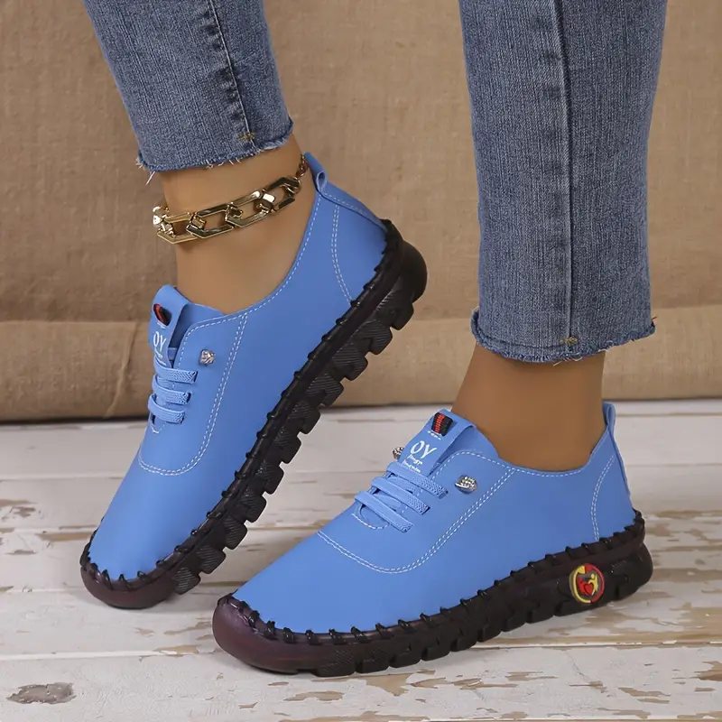 LISA- Zapatos de piel ligeros y antideslizantes para mujer
