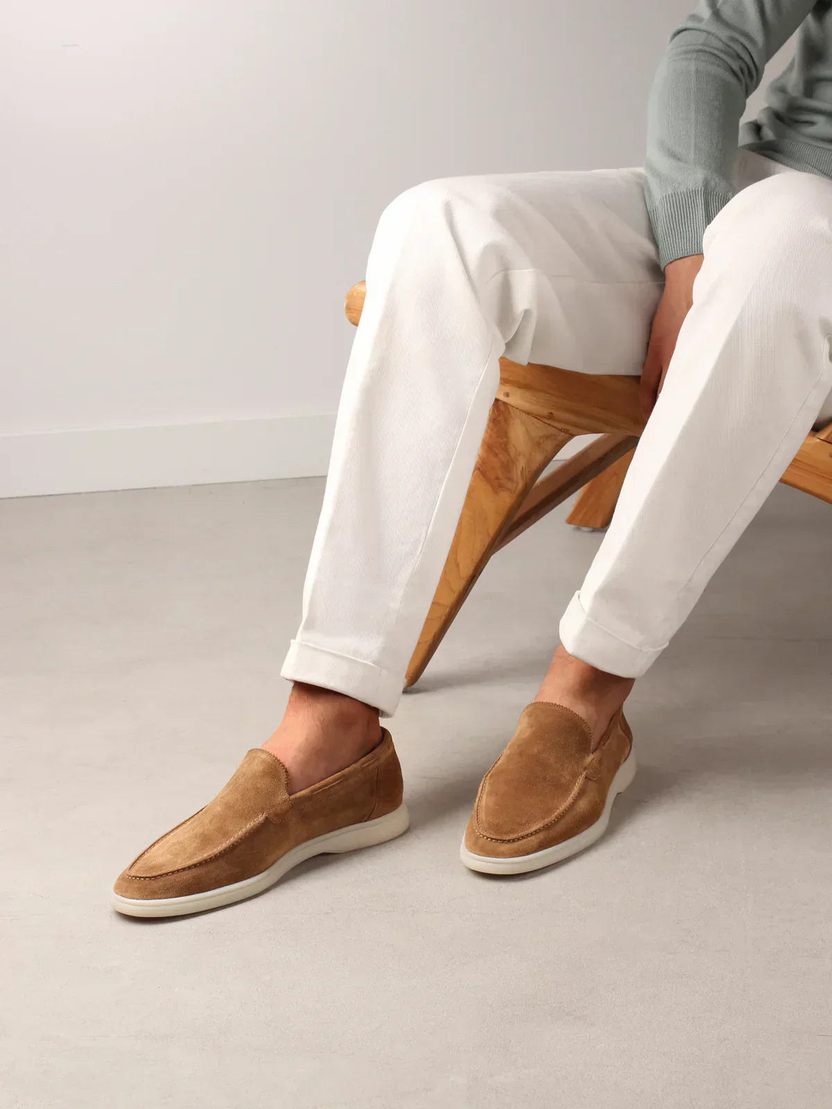 Lucenzo | Slip-on ante - Casual y cómodo - Calzado hombre