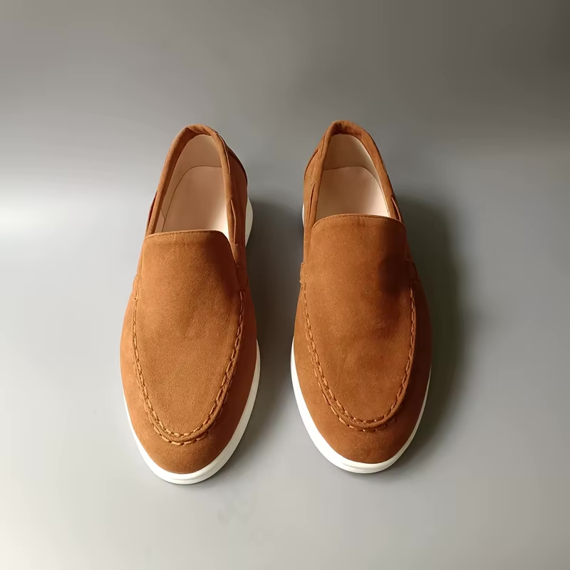 Lucenzo | Slip-on ante - Casual y cómodo - Calzado hombre