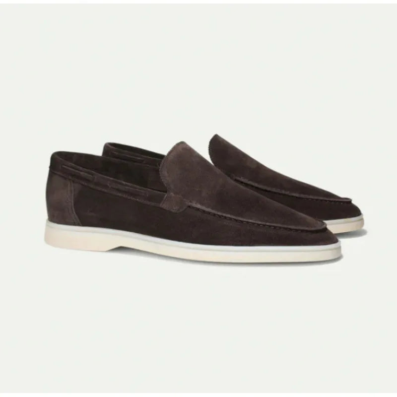 Lucenzo | Slip-on ante - Casual y cómodo - Calzado hombre