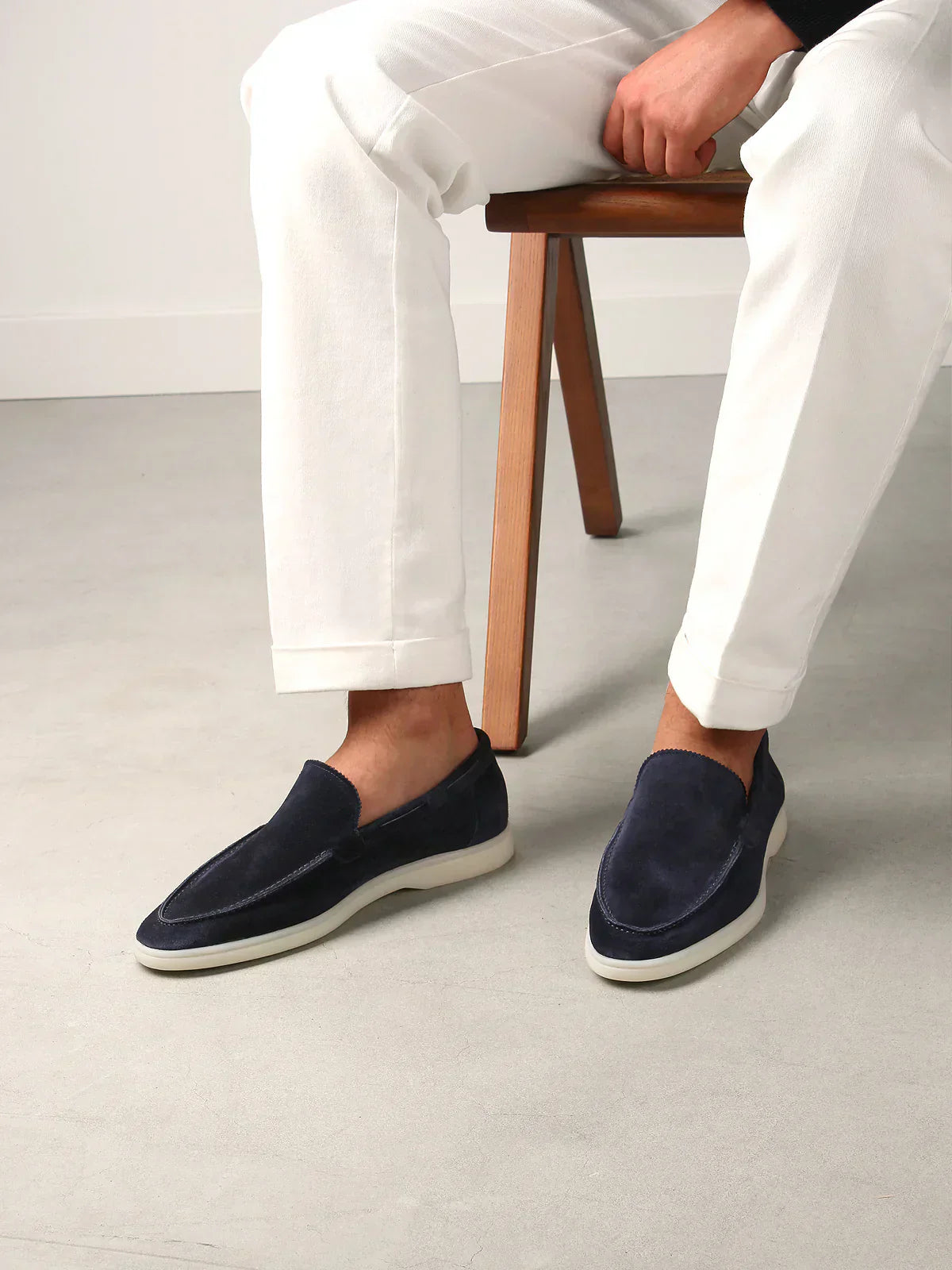 Lucenzo | Slip-on ante - Casual y cómodo - Calzado hombre