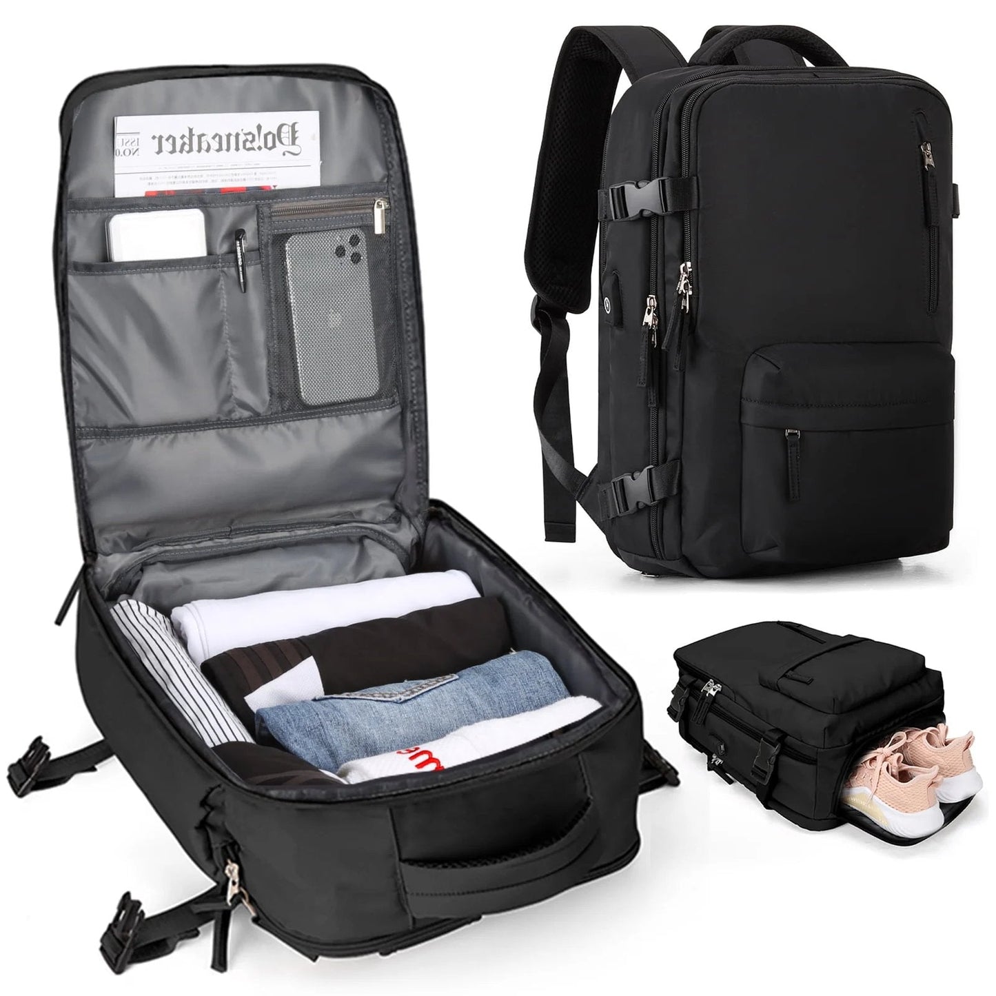 Mochila - Gran bolsa de viaje impermeable para senderismo y viajes