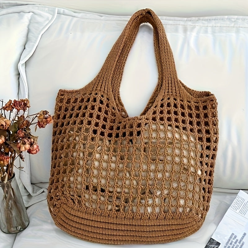 Cynthia | Bolsa tejida a la moda - Perfecta para viajar en verano