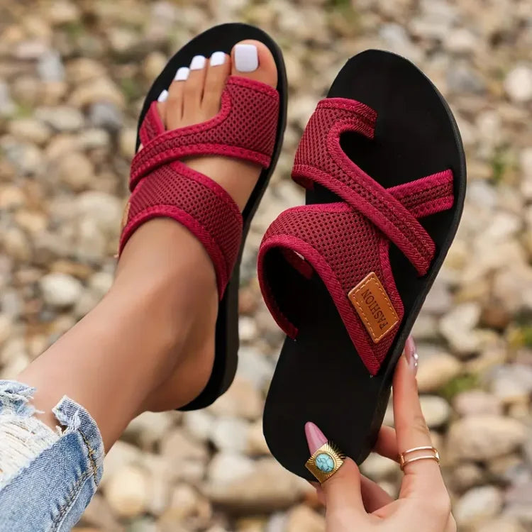 Sandalias de malla perforada Celia