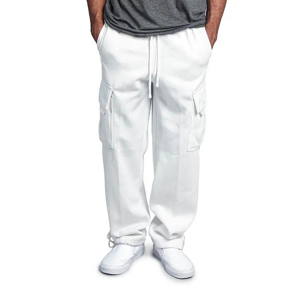 LucaRossett - Pantalones de forro polar para hombre Pantalones de chándal
