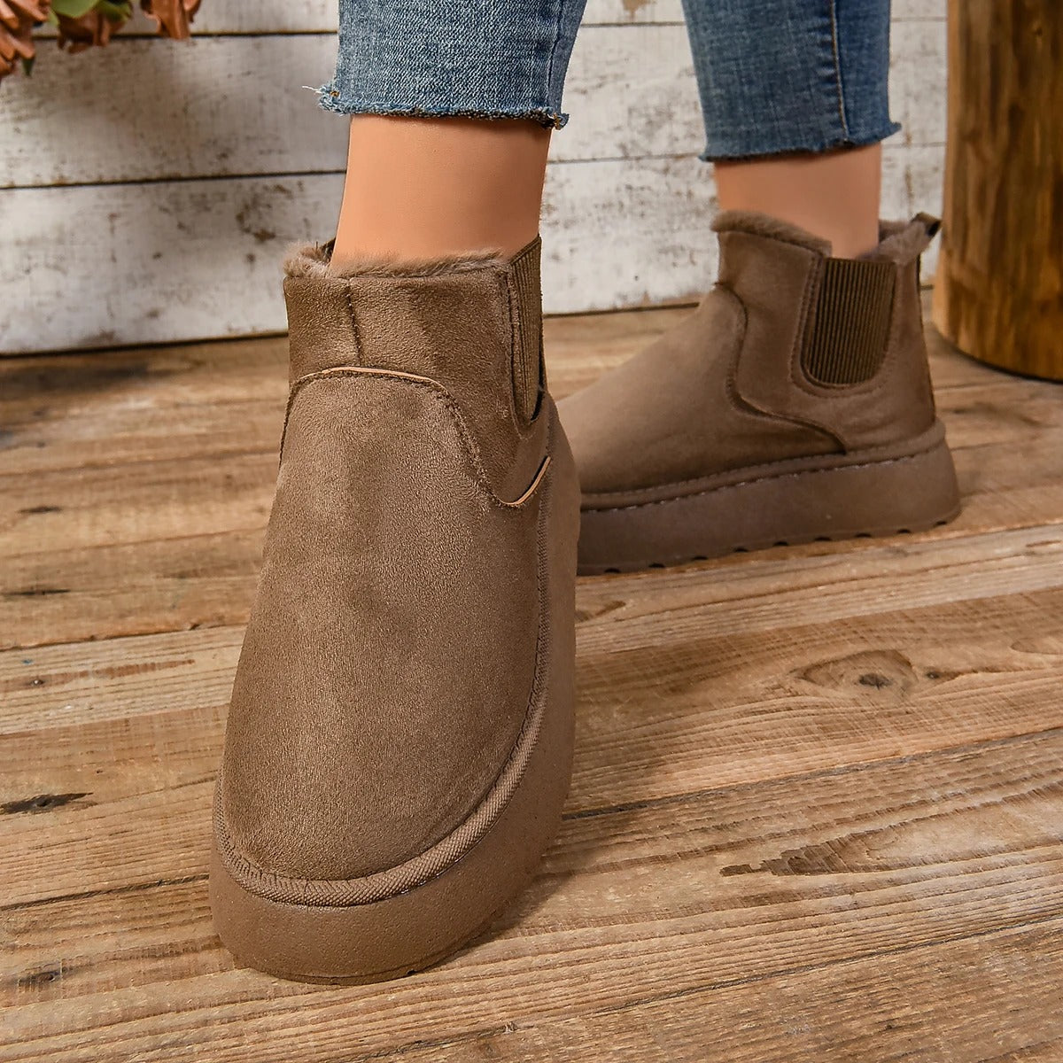 Botas de piel para mujer
