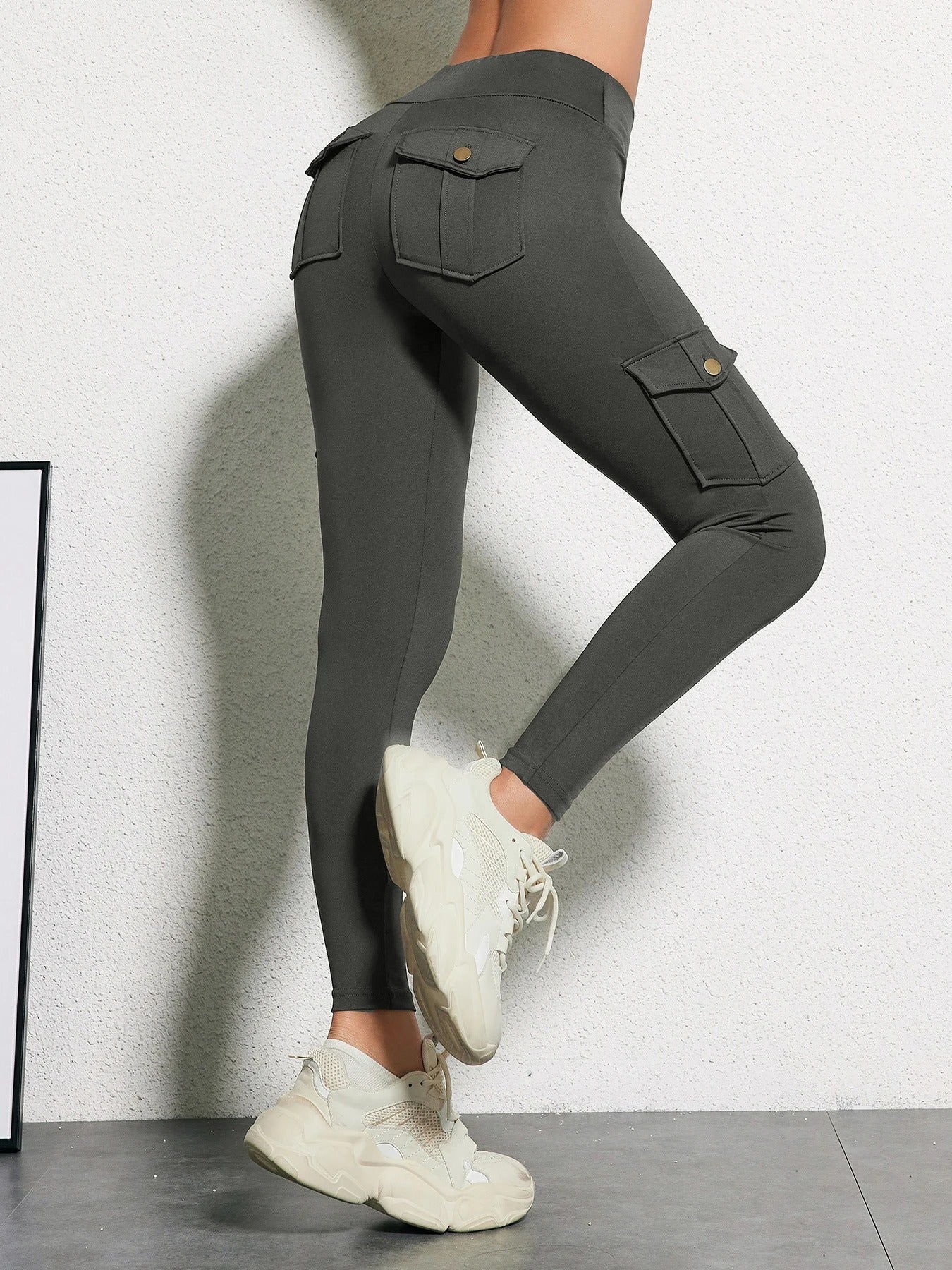 Pantalones de chándal de cintura alta para mujer