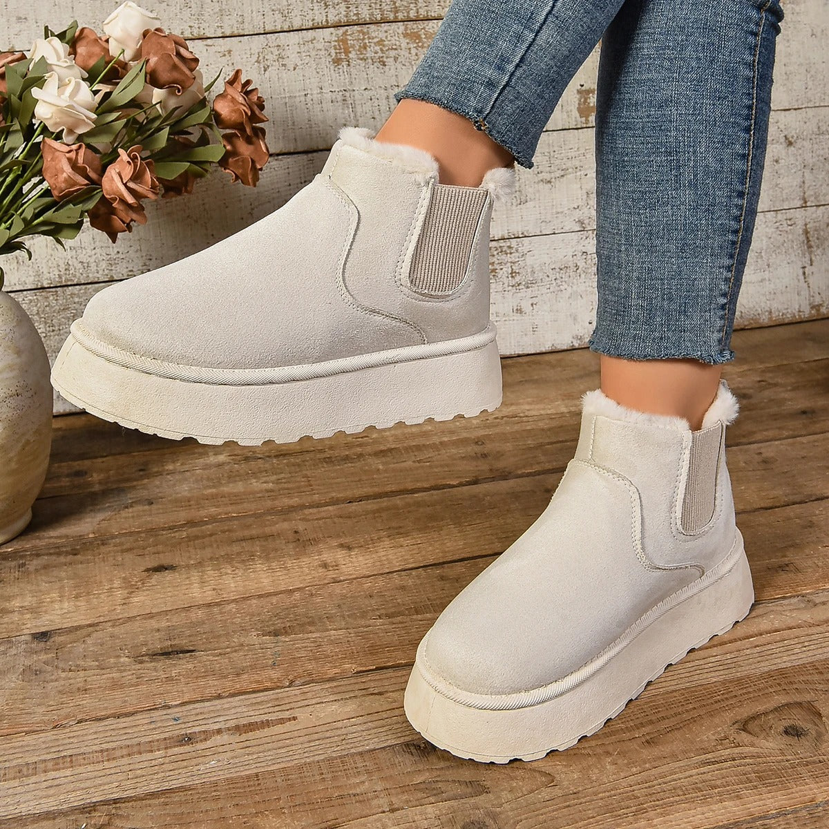 Botas de piel para mujer