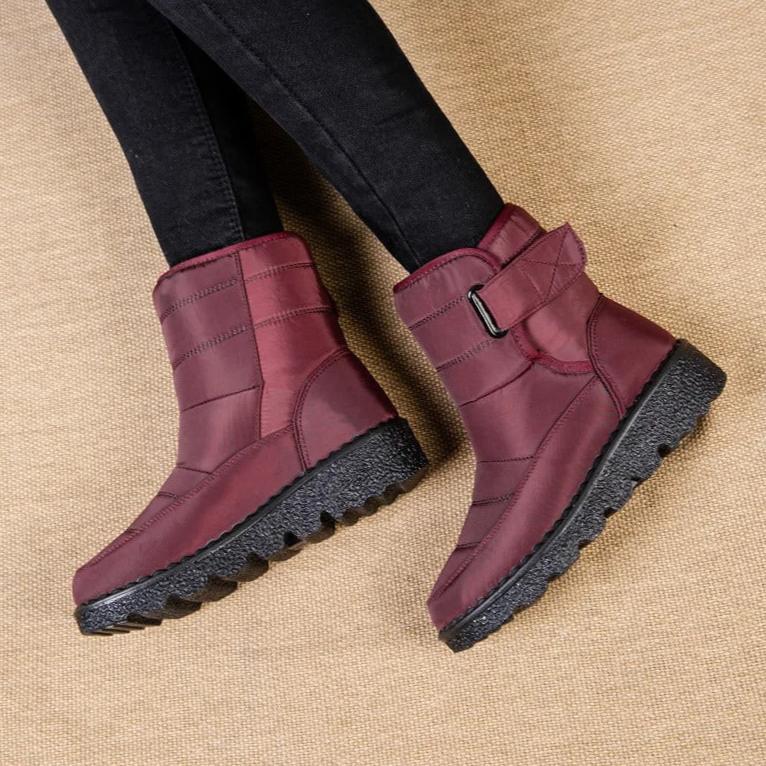 Botas de nieve impermeables y antideslizantes para mujer