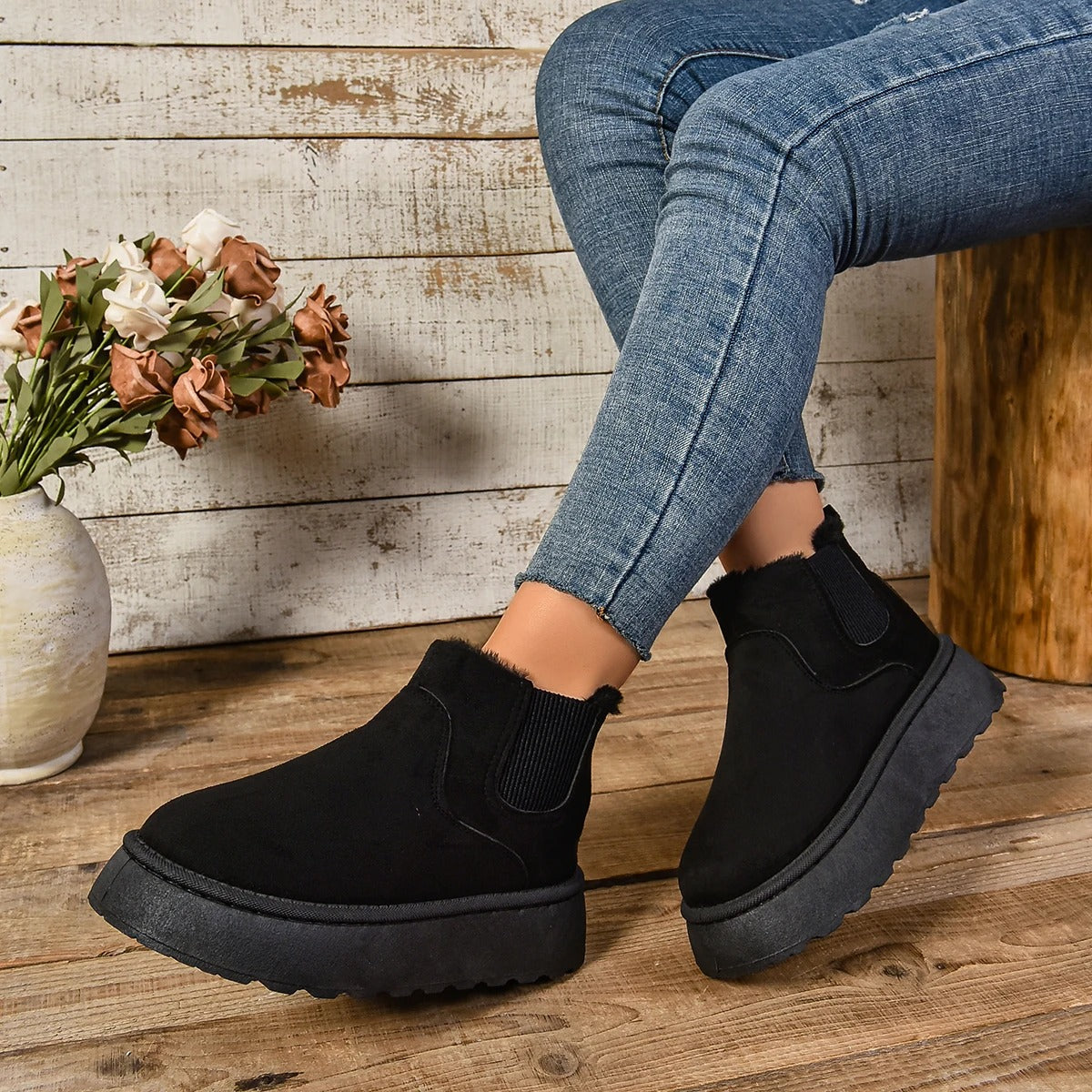 Botas de piel para mujer