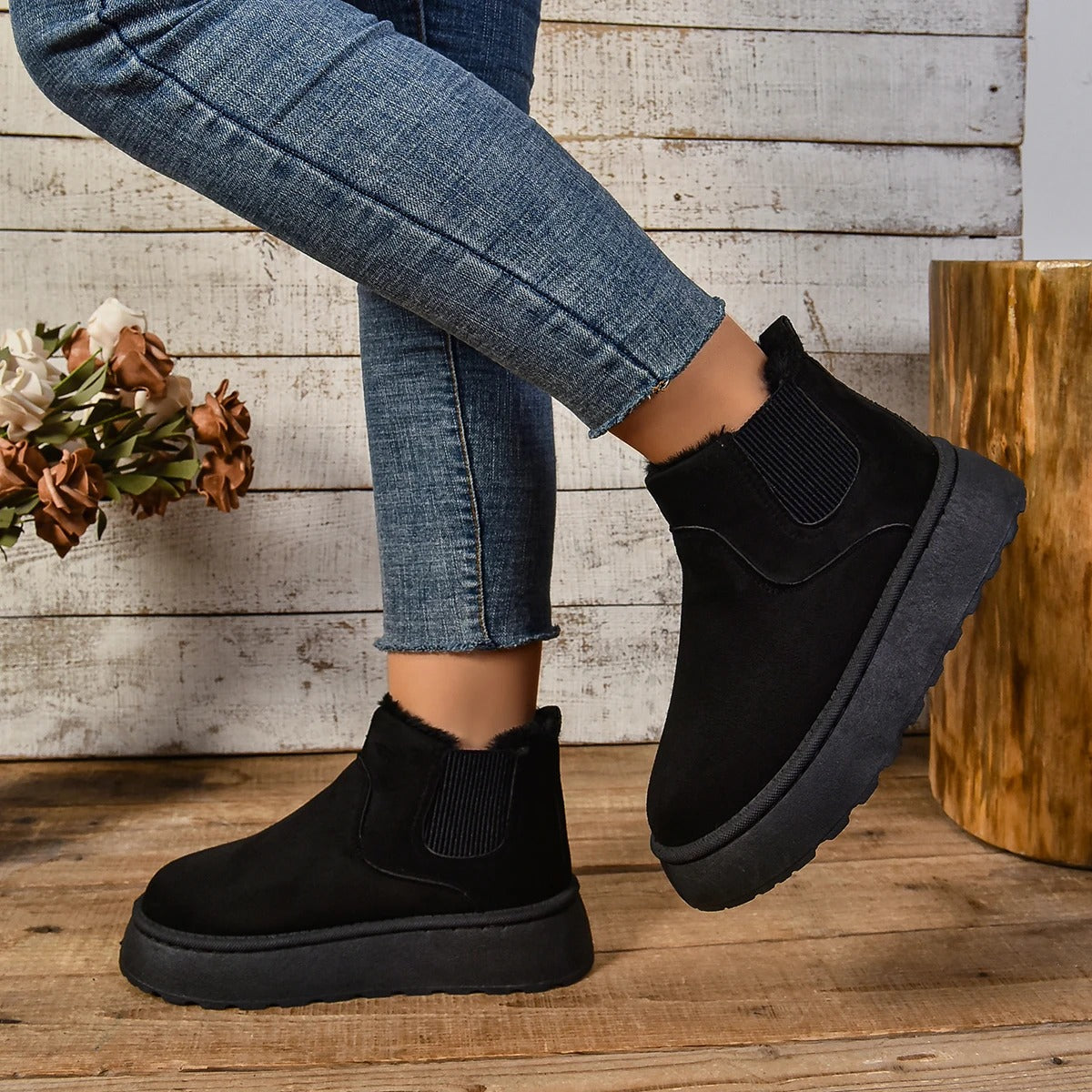 Botas de piel para mujer