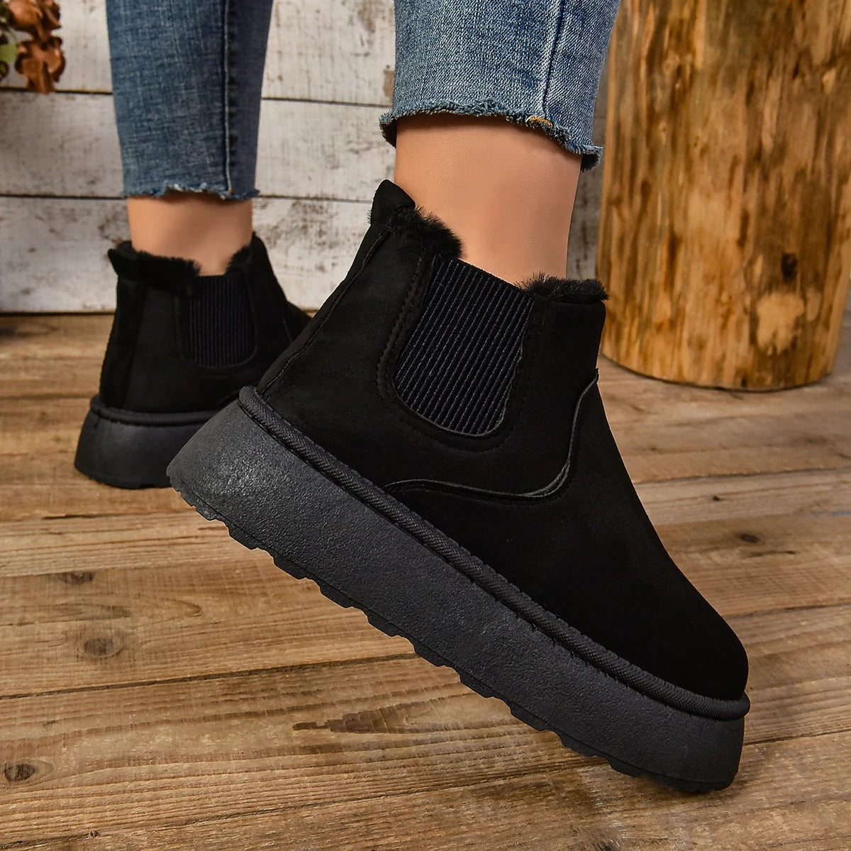 Botas de piel para mujer