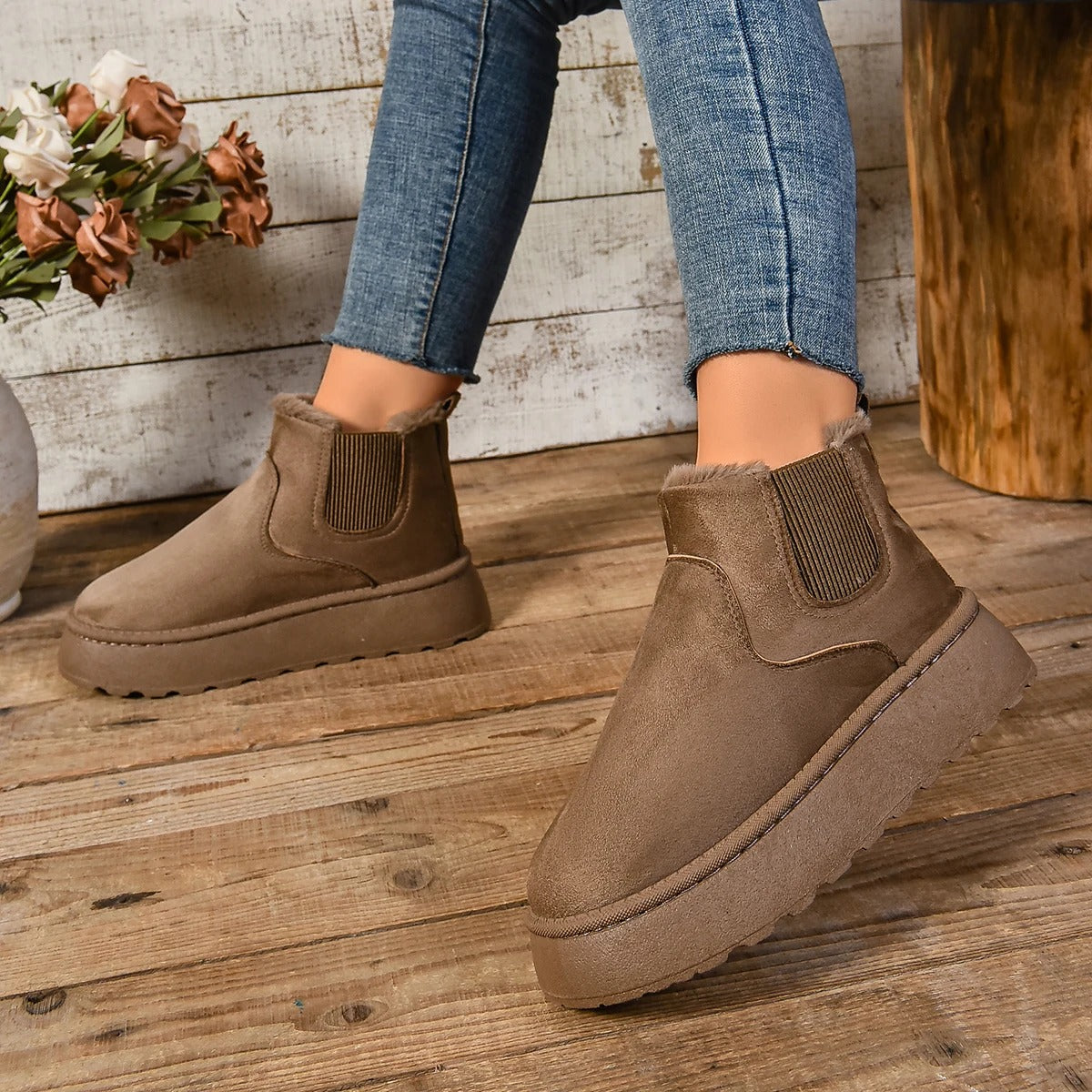 Botas de piel para mujer