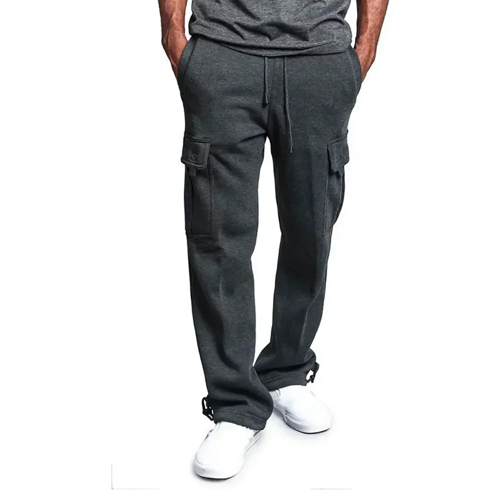 LucaRossett - Pantalones de forro polar para hombre Pantalones de chándal