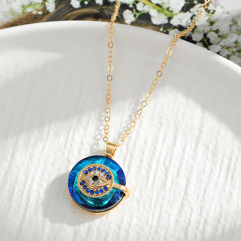 "Siempre estarás protegido" - collar del mal de ojo