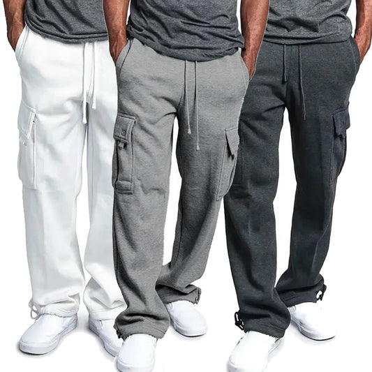 LucaRossett - Pantalones de forro polar para hombre Pantalones de chándal