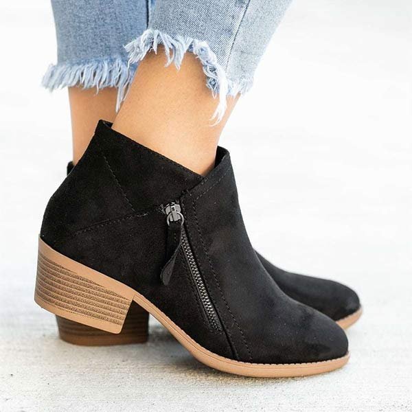 Botas ortopédicas de piel para mujer