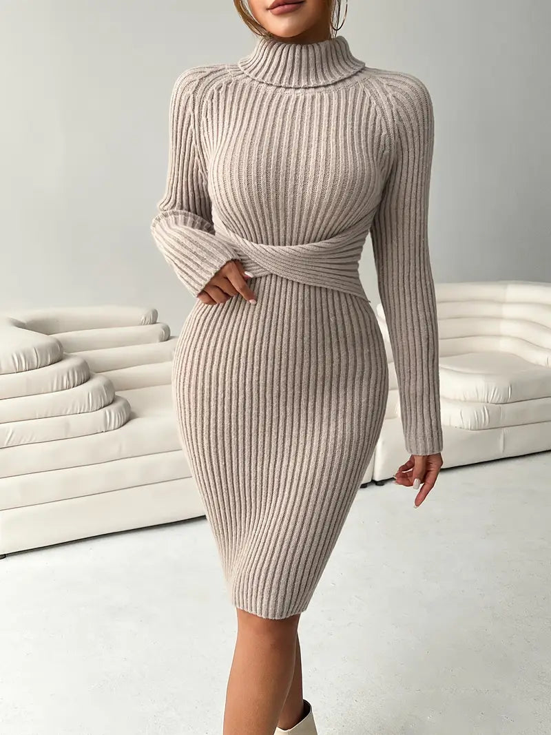Vestido bodycon jersey para los días más frescos