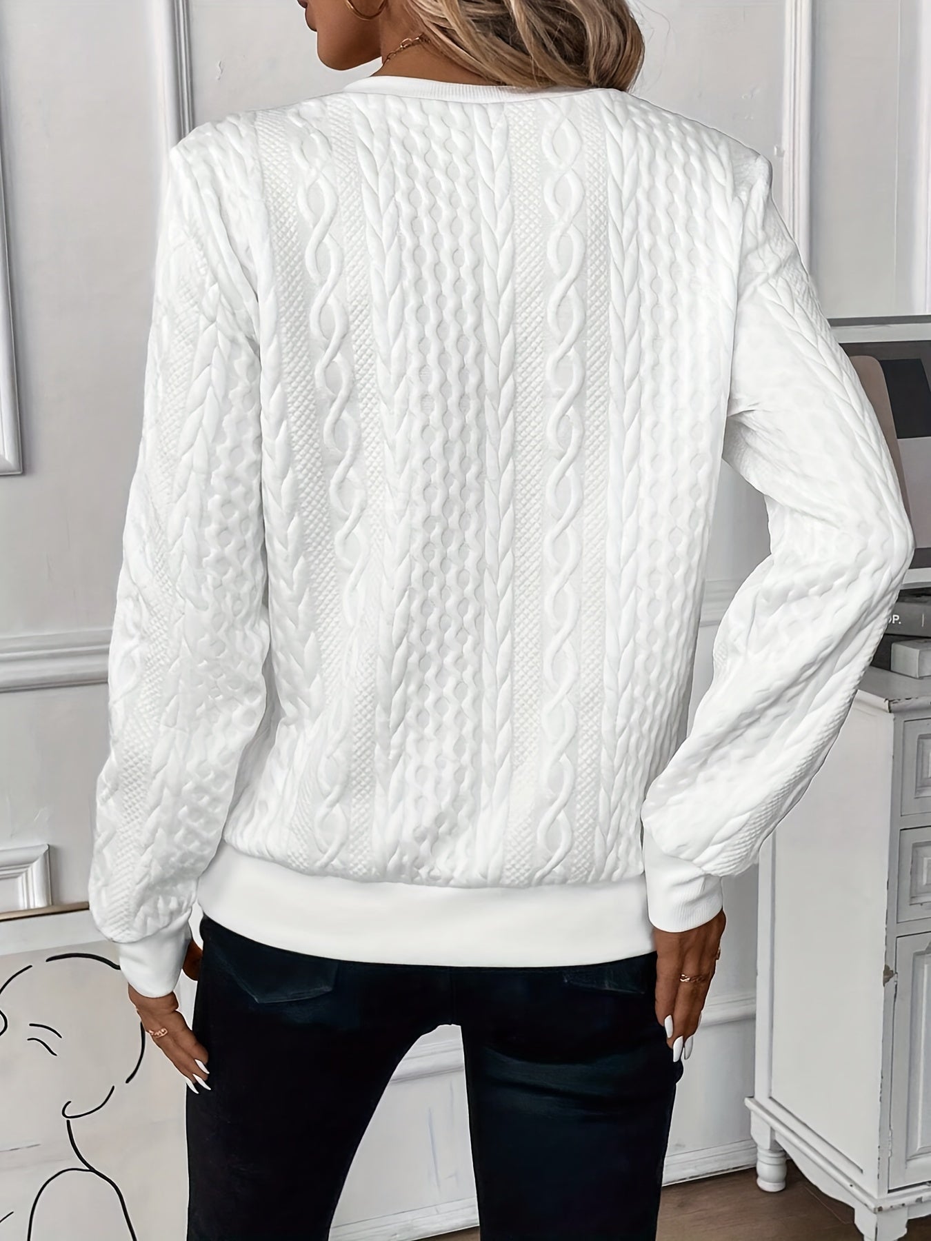 Elegante jersey de punto