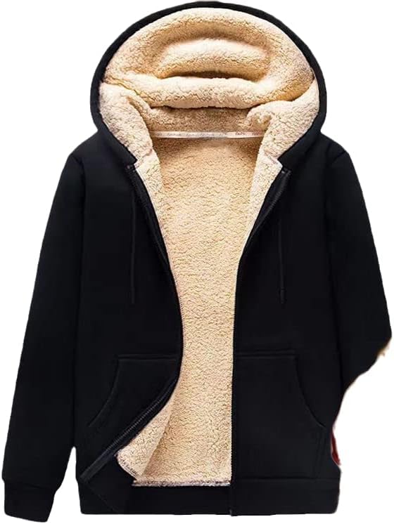 Chaqueta polar gruesa y cálida para hombre