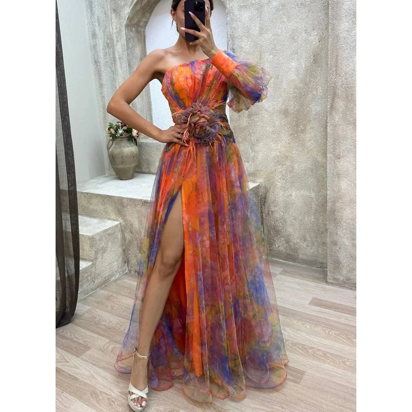 AMALIA | ELEGANTE VESTIDO FLORAL
