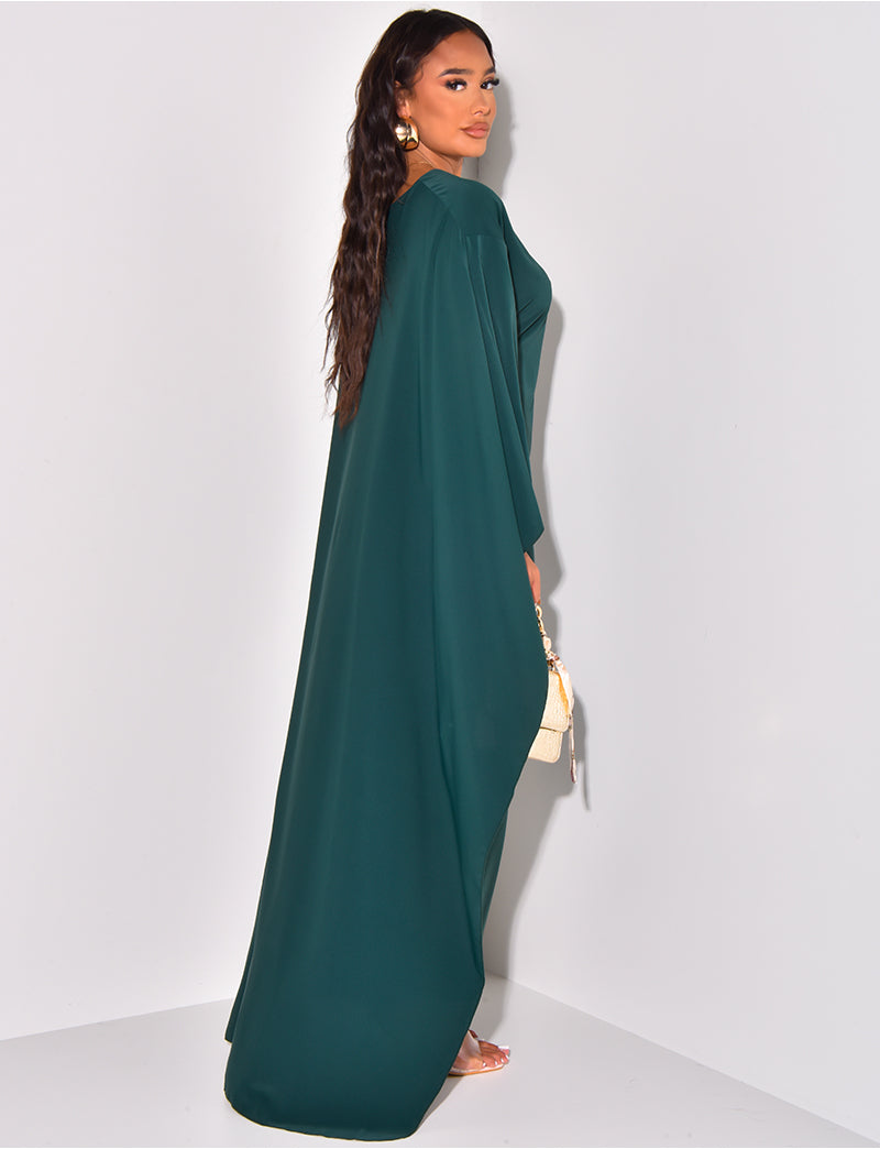 LeoRossi - Vestido capa fluido