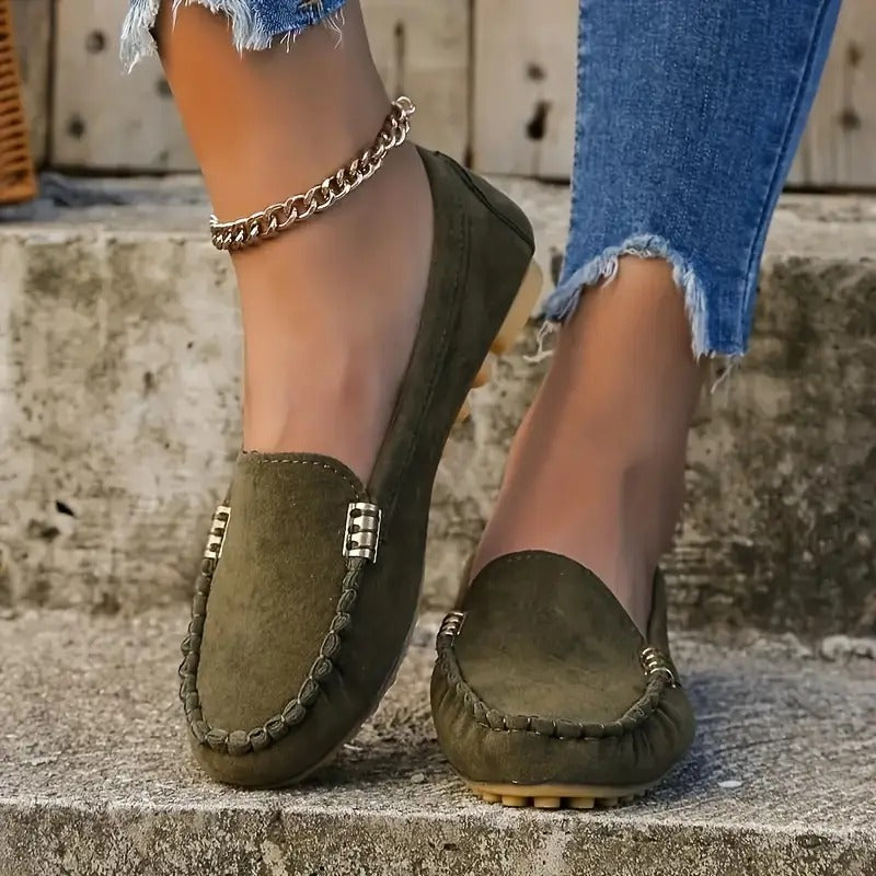 Zapatos bajos de mujer con fácil deslizamiento | Ideales para el día a día