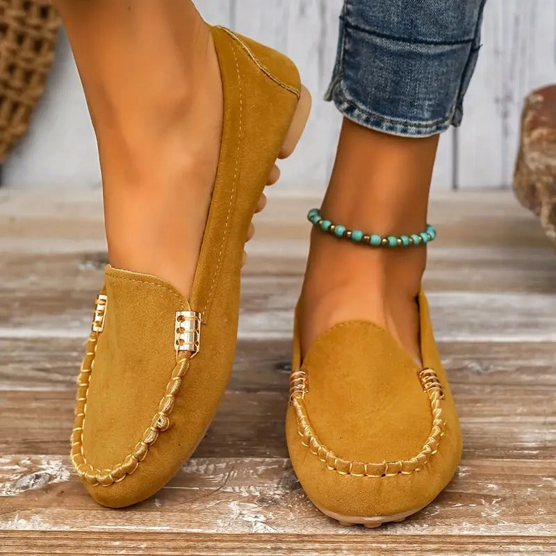 Zapatos bajos de mujer con fácil deslizamiento | Ideales para el día a día