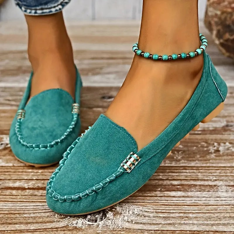 Zapatos bajos de mujer con fácil deslizamiento | Ideales para el día a día