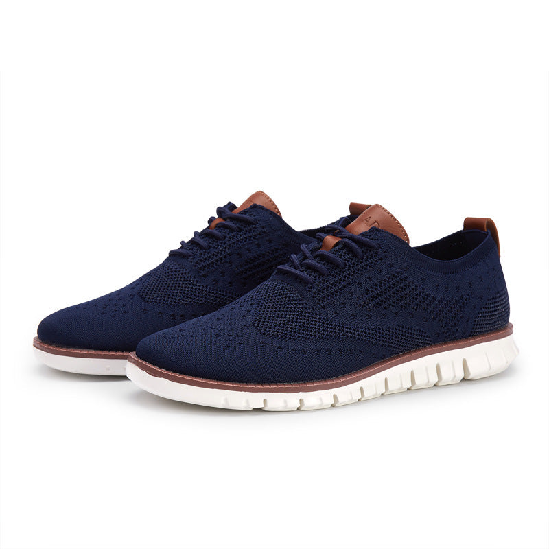 Jonas | zapatos de cordones para hombre con parte superior transpirable: ligeros, flexibles y elegantes